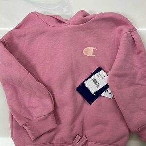 NWT Champion Pink Sweatshirt + Pant set